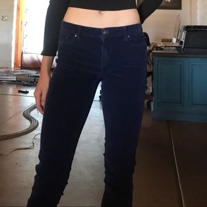 Navy Lauren Conrad corduroy pants